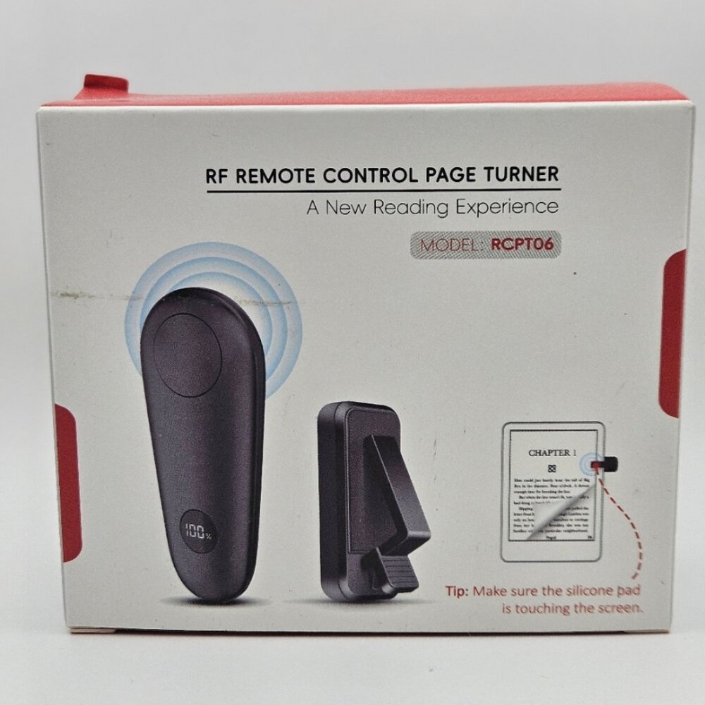 Page Turner RF Remote Control RCPT06 for eReaders Tablets iPhone iPad Kindle